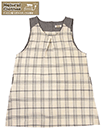 Natural Clothes 婦人強撚ワッシャーチュニックエプロン チェック柄の詳細画面へ