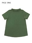 PAGE ONE 婦人ハイネックTシャツ 無地の詳細画面へ