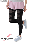 GUNZE(グンゼ)ACTIVE STYLE For Fitness婦人フィットネスレギンス ひし形の詳細画面へ