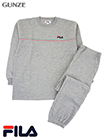 GUNZE(グンゼ)FILA(フィラ)紳士長袖・長パンツパジャマ 胸にラインの詳細画面へ