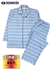 ROWAND 紳士長袖・長パンツパジャマ 裏起毛 チェック柄の詳細画面へ