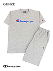 GUNZE(グンゼ)Champion(チャンピオン)紳士半袖・半パンツパジャマ 英字プリントの詳細画面へ