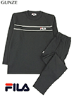 GUNZE(グンゼ)FILA(フィラ)紳士長袖・長パンツパジャマ 胸ラインの詳細画面へ