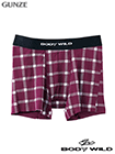 GUNZE(グンゼ)BODYWILD 紳士ボクサーブリーフ(前とじ)カットオフ チェック柄の詳細画面へ