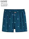 GUNZE(グンゼ)POLO(ポロ)紳士トランクス(前あき) チェック&馬の詳細画面へ