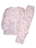 GUNZE(グンゼ)婦人長袖・長パンツパジャマ 花柄 ナチュラル楊柳 綿100%のカラー　ピンク 