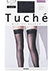 GUNZE(グンゼ)Tuche(トゥシェ) 婦人ガーターフリーストッキング ストッパーレース付のカラー　ブラック 