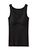 GUNZE(グンゼ)KIREILABO(キレイラボ)軽のび綿レーヨン婦人ラン型インナー(カップ付き)のカラー　ブラック 