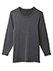 GUNZE(グンゼ)ホットマジック 寒さ知らず 紳士ロングスリーブシャツ 5枚分の暖かさのカラー　ブラックモク 