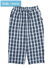 Smile mama(スマイルママ) 婦人先染めサッカーサブリナパンツ チェック柄の詳細画面へ