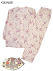 GUNZE(グンゼ)婦人長袖・長パンツパジャマ 綿100% オーガニックコットン混用 花柄の詳細画面へ