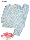 GUNZE(グンゼ)婦人長袖・長パンツパジャマ 身巾ゆったり 快適設計 花柄の詳細画面へ