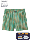 GUNZE(グンゼ)POLO(ポロ)紳士トランクス(前あき) チェック柄の詳細画面へ