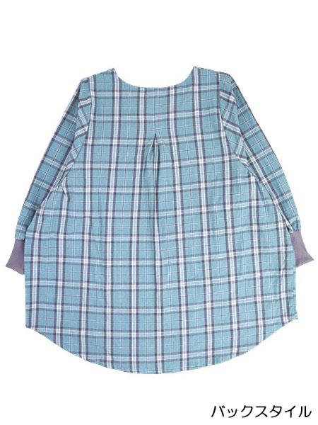 naturic �^�u���G���B�� �`�F�b�N�� cotton100% �������u ���Ԃ�^�C�v 46002�̏ڍ׉摜�P