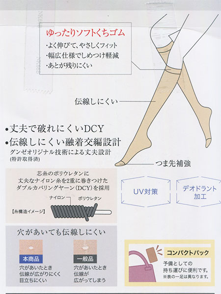 �O���[ SABRINA(�T�u���i)�w�l�Ђ�����X�g�b�L���O ��v�Ŕ����� 3���g SPS833�̏ڍ׉摜�R