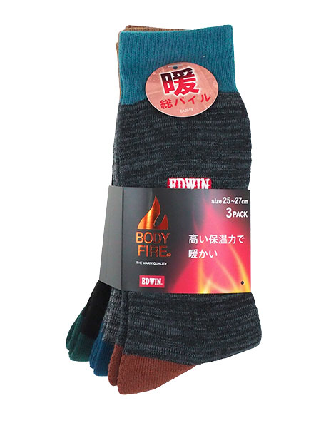 O[ EDWIN(GhEB) amJWA\bNX 3PACK BODY FIRE zFؑ EWY031̏ڍ׉摜R